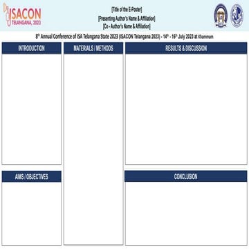 eposter template pptx Science