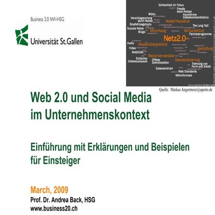 Web 2.0 und Social Media im Unternehmenskontext: Eine Einführung