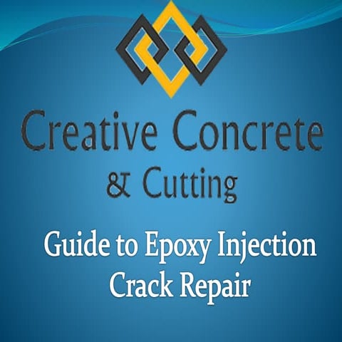 Epoxy injection crack repair