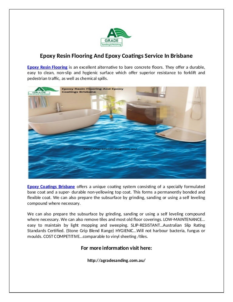 Epoxy resin flooring and epoxy coatings service in brisbane