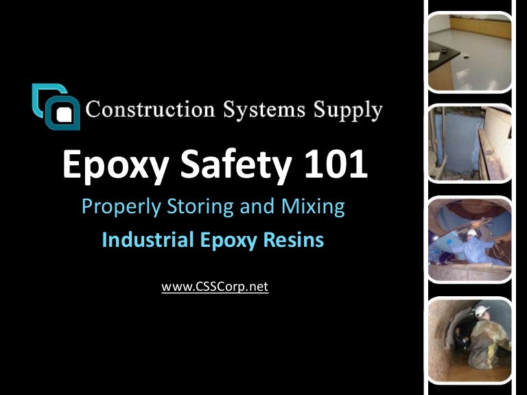 Epoxy Safety 101 Properly Storing and Mixing Industrial Epoxy Resins
