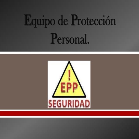 Equipo De Protección Personal