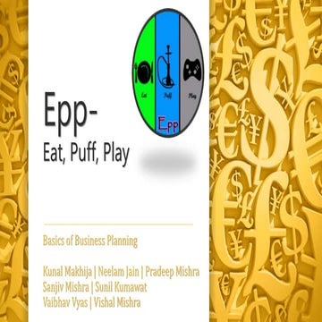 Business Plan - EPP