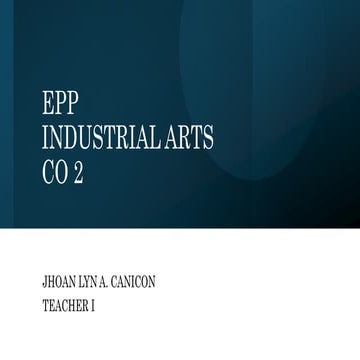 EPP-Industrial Arts Class Observation  2