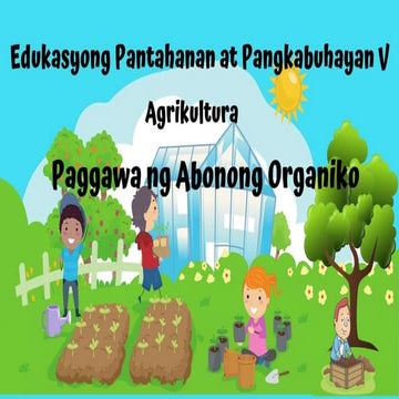 LIKASAKA ang natural na paraan ng pagsasaka | PPTX