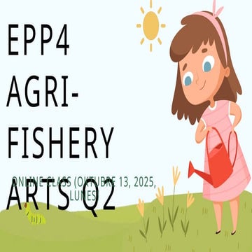 EPP4 AFA Q2 Aralin 6 Mga Halaman Na maaaring Itanim na makikita sa ating komu...