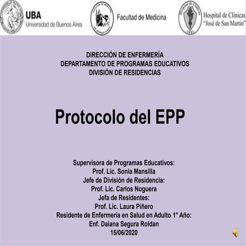 Epp elementos de proteccion personal covid | PPTX