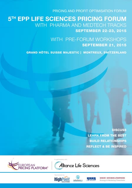 5th EPP Life Sciences Pricing Forum