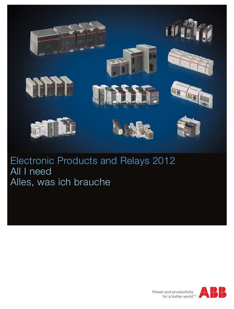ABB Electronic Products and Relays shortcatalog