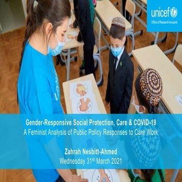 Gender-Responsive Social Protection, Care & COVID-19 A Feminist Analysis of P...