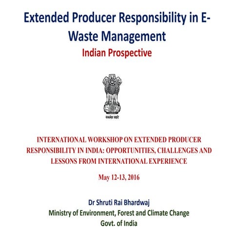 EPR in E-Waste Management