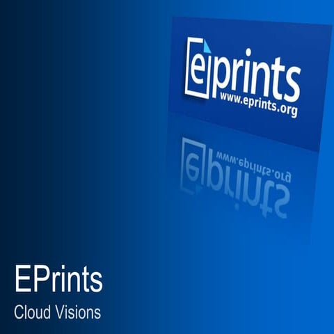 EPrints and the Cloud