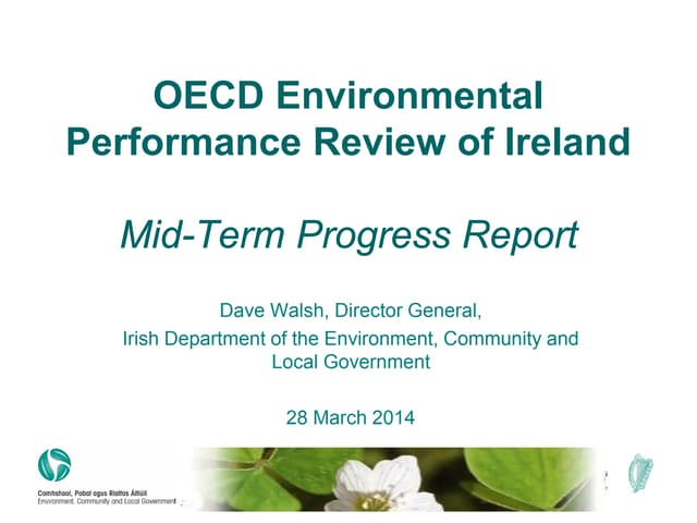 OECD EPR of Ireland Mid-term progress report