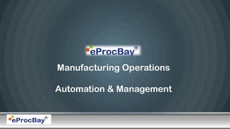 E procbay overview demo presentation