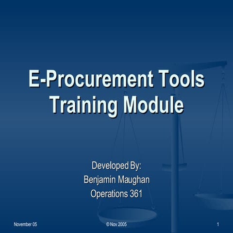 E Procurement