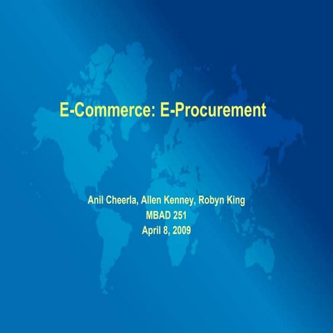 E Procurement