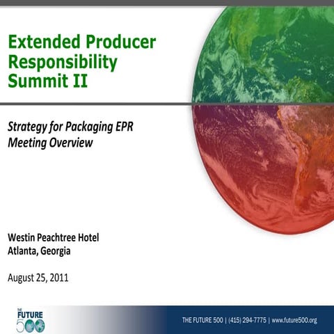 EPR Summit II Overview