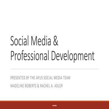 Social Media & Personal Branding for HR 