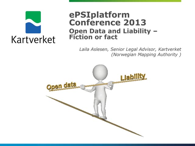 Liability for open data