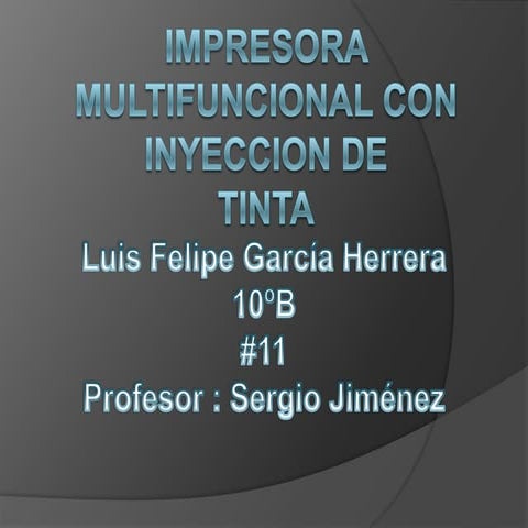 Epson con inyeccion de tinta