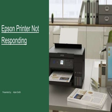 Epson Printer Not Responding | Here is the solution