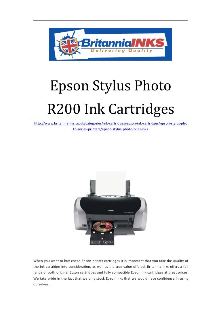 epson r200 ink cartridges