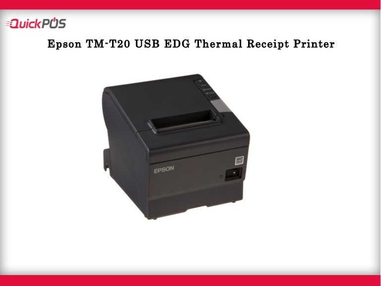Epson tm t20 usb edg thermal receipt printer