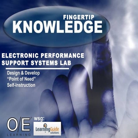 Electronic Performance Support Workshop