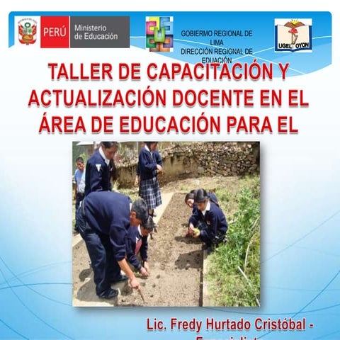 ÁREA DE EDUCACIÓN PARA EL TRABAJO