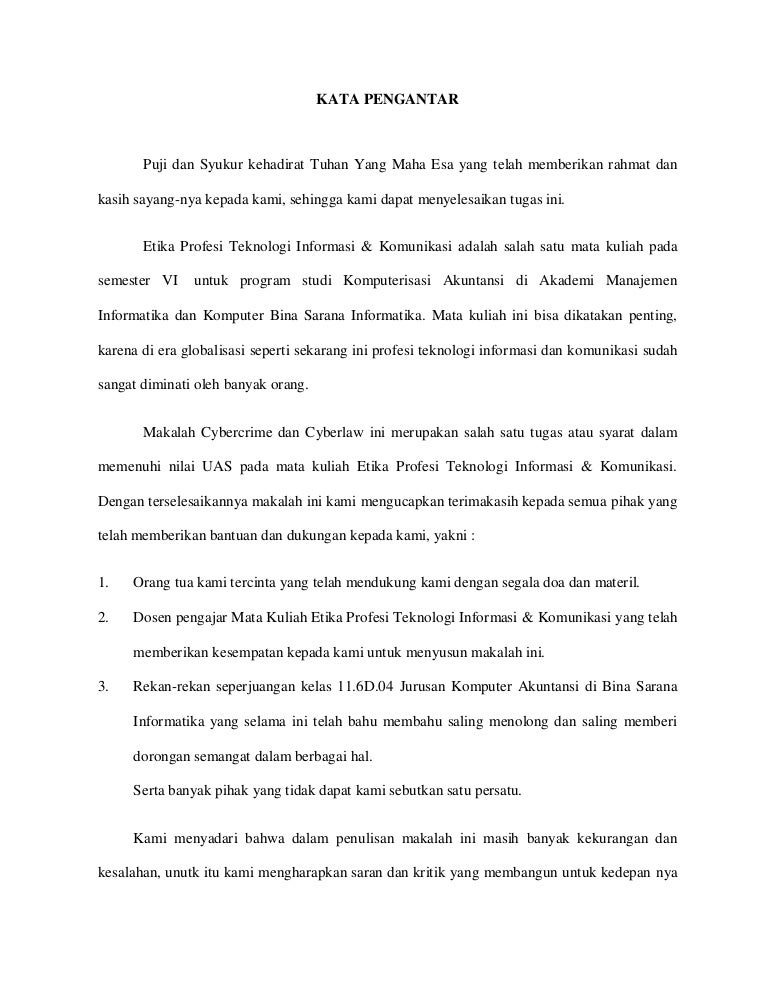 Makalah Cybercrime Dan Cyberlaw