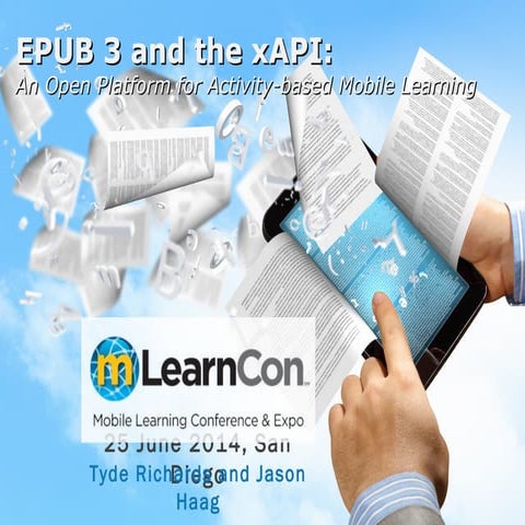 EPUB 3 and xAPI