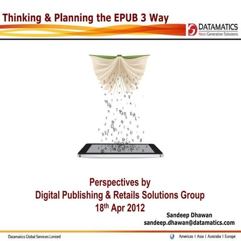 London Book Fair 2012: Thinking & Planning the EPUB 3 Way (Slides)