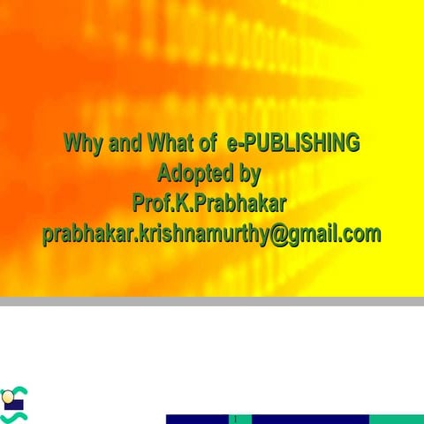 E-Publishing 