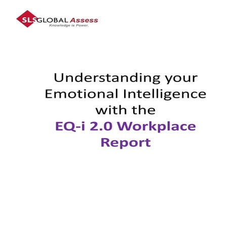 EQ-i 2.0 Workplace Report