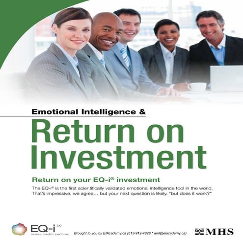 Eq-I - Your Return on Investment