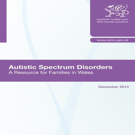 ASD A Guide for Practitioners Providing Family Support in Wales