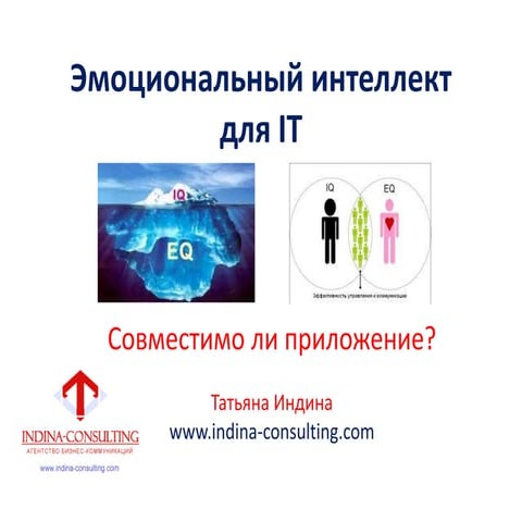 Eq для it татьяна индина | PPT