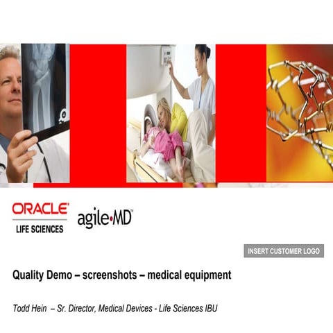 Medical Device Agile Quality Demo