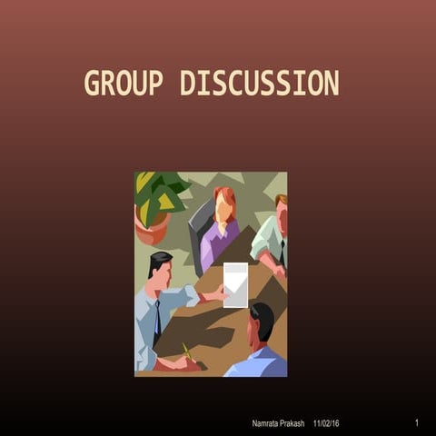 GD - Group Discussion