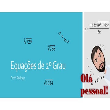 Equação de 2º grau - Resumo e fórmula resolutiva | PPTX