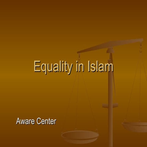 Equality in islam