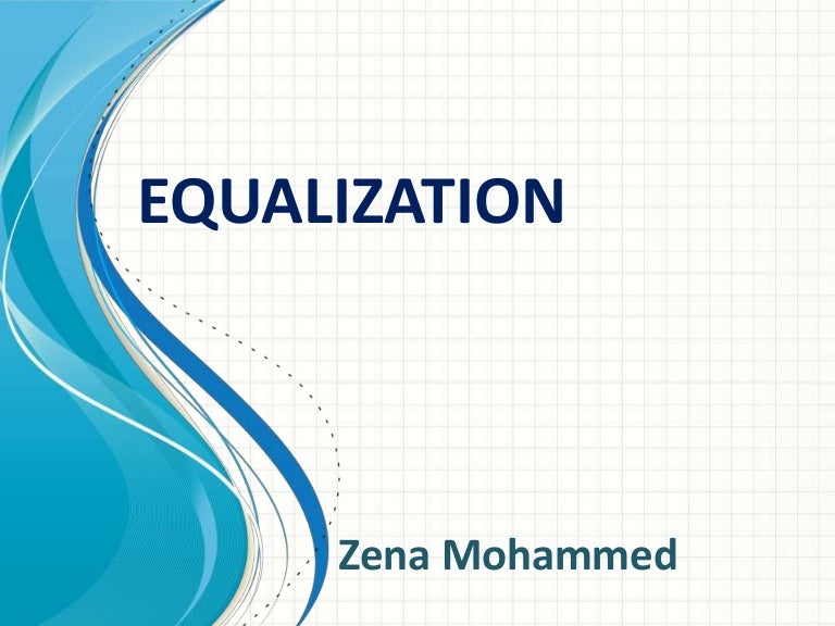 Equalization