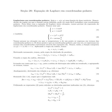 Equação de Laplace em Coordenadas Polares.pdf