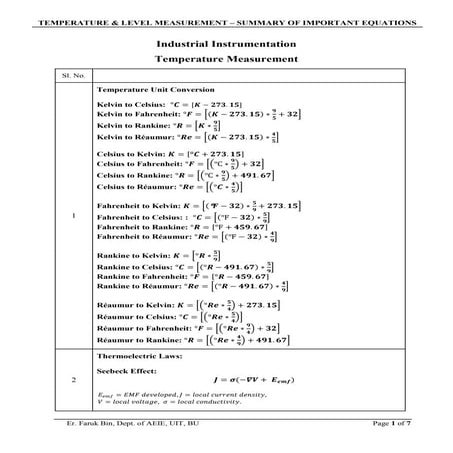 Equations_3_Industrial Instrumentation - Temperature & Level ...