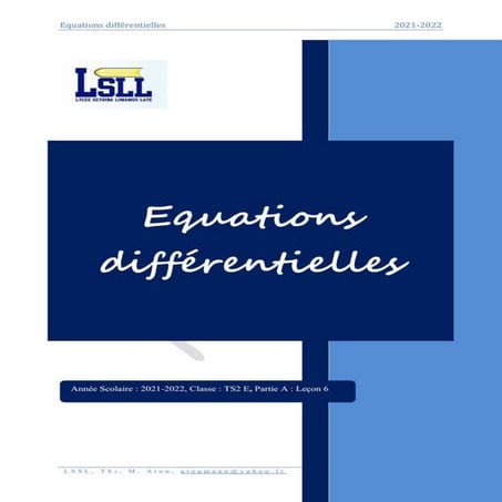 Cours theorique sur les Equations differentielles j.pdf