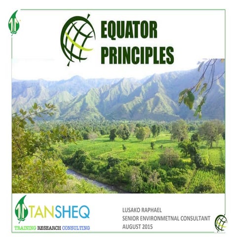 Equator principles presentation by tansheq