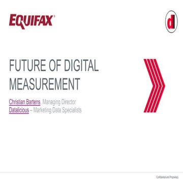 Future of Digital Measurement Attribution