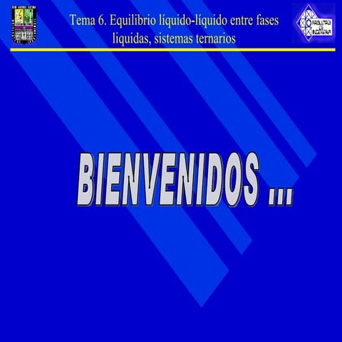 Tema 6. Equilibrio ternario entre fases líquidas