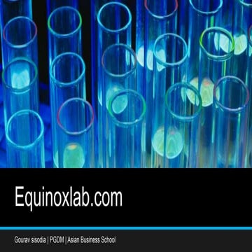 Equinox Lab on food testing