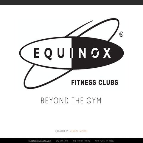 Equinox: Beyond The Gym